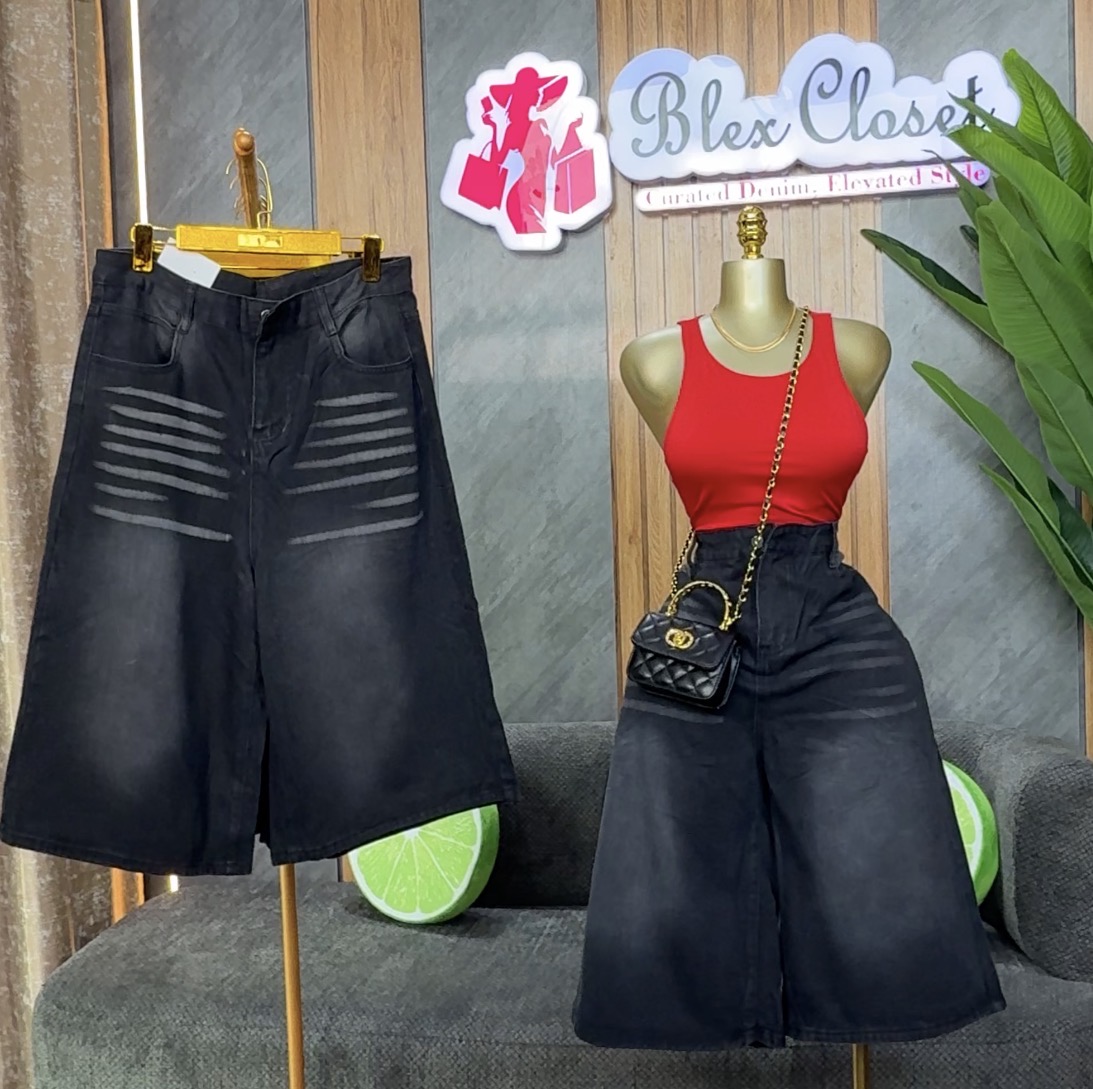 Black jort